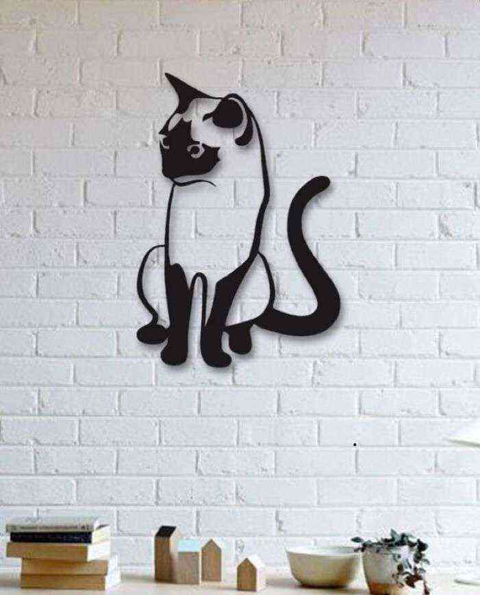 Панно кошка на стену